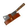 Cross-border Nordic retro pu leather kitchen knife case, outdoor camping portable scratch-resistant knife sheath storage leather case Item Picture